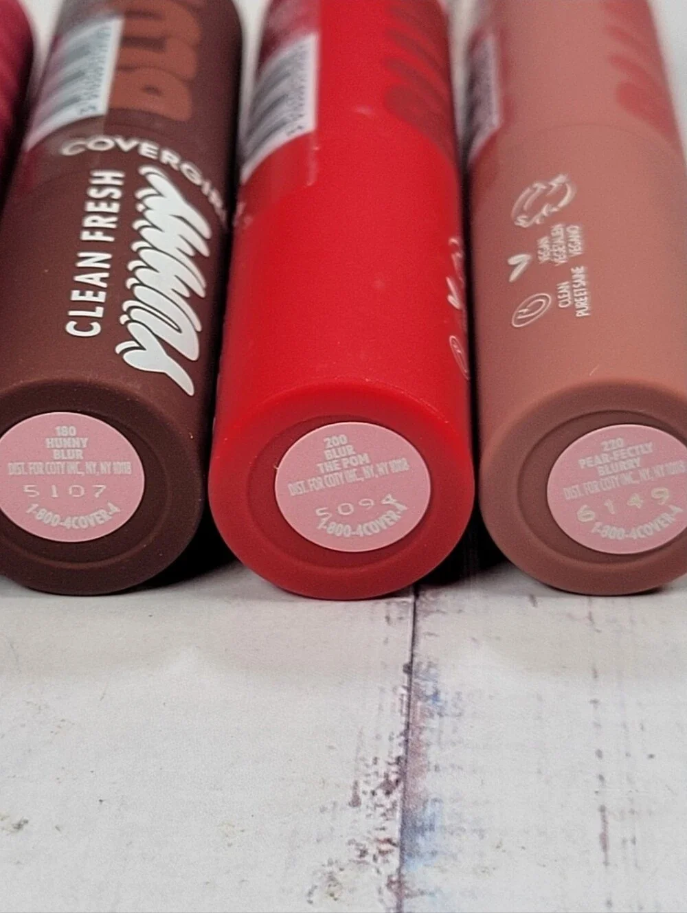 CoverGirl Clean Fresh Yummy Blur Lipstick Bundle NEW!